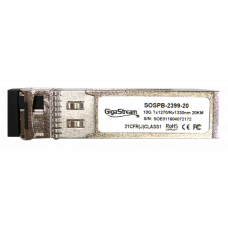 10G SFP+ GigaStream BIDI-10G-SFP-20B - Tx1330nm/Rx1270nm 20km single-mode Transceiver with DDM