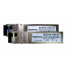 10G SFP+ МОДУЛИ КОМПЛЕКТ BIDI GigaStream SOSPB-3299-60 и SOSPB-2399-60 - 60km single-mode Transceiver with DDM