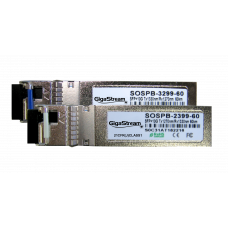 10G SFP+ pack BIDI GigaStream SOSPB-3299-60 and SOSPB-2399-60 - 60km single-mode Transceiver with DDM