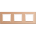 Glass Panel For Socket - Triple - Gold