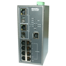 Industrial L2 Managed Fast Ethernet Switch IES-2710C - 8-Port + 2 TP/(100/1000M) SFP Dual Media