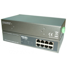 Industrial Unmanageable Fast Ethernet Switch IPES-5408T - 8-Port 10/100 + 4 PoE Ports Wide Temperature