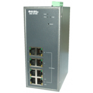 Industrial Unmanageable Fast Ethernet Switch IES-5708 - 8-Port Wide Temperature
