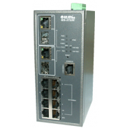 Industrial L2 Managed Fast Ethernet Switch IES-2710C - 8-Port + 2 TP/(100/1000M) SFP Dual Media