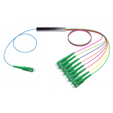 Optical splitter PON PLC 1x8 mini (with APC connectors)