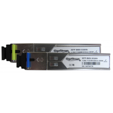 SFP Modules PACK GigaStream BIDI-LX-A(Tx1310) and BIDI-LX-B(Tx1550) 1.25 G SC Connectors DFB Laser DDM 20km