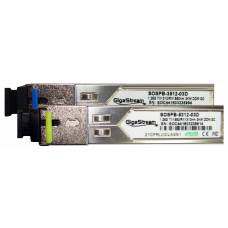 SFP Modules PACK GigaStream BIDI-LX-A(Tx1310) and BIDI-LX-B(Tx1550) 1.25 G SC Connectors FP Laser 3km DDM