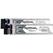 SFP Modules PACK GigaStream SFP 1000BASE-BX-U and GigaStream SFP 1000BASE-BX-D LC Connectors DDM, CISCO Compatible 20km