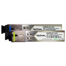 SFP МОДУЛИ КОМПЛЕКТ GigaStream BIDI-LX-A(Tx1310) и BIDI-LX-B(Tx1550) 1.25 G SC Конектори FP Лазер 3км DDM