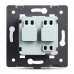 Socket Without Glass Panel - White