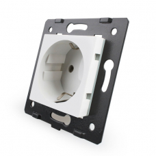 Socket Without Glass Panel - White