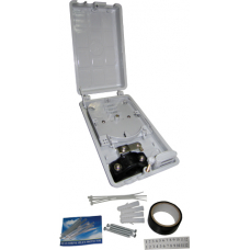 Termination Box HTTB-002/12 @irLAN - В цената са включени трей-касети и термофити за 6 влакна.