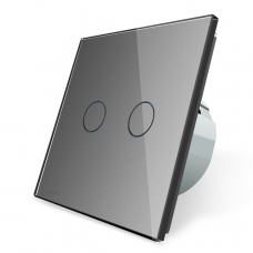 Touch Light Switch Dual - Gray