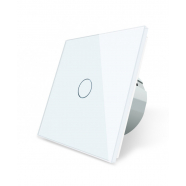 Touch Light Switch Single - White